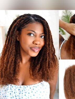 QVR Mix #4/30 Afro kinky Bulk Hair Extensions For Braiding Dreadlock Human Hair